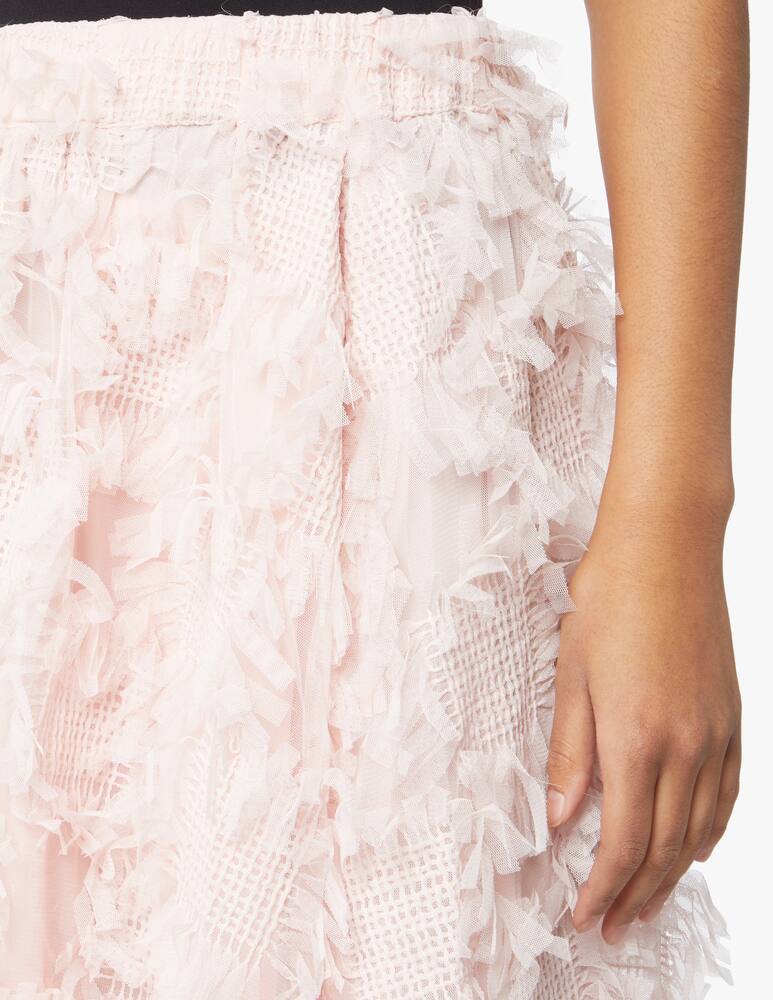 rinascente Baum und Pferdgarten Sirella midi skirt wirh fring - pink