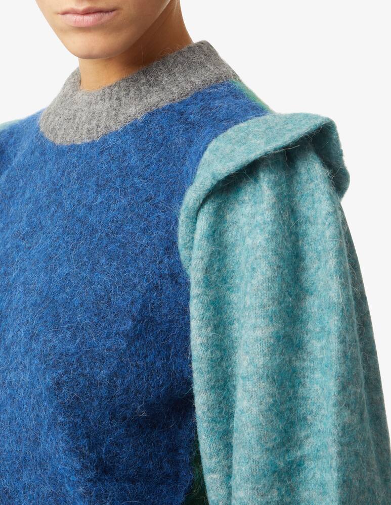 rinascente Baum und Pferdgarten Puffing turtleneck camryn sweater - Light blue
