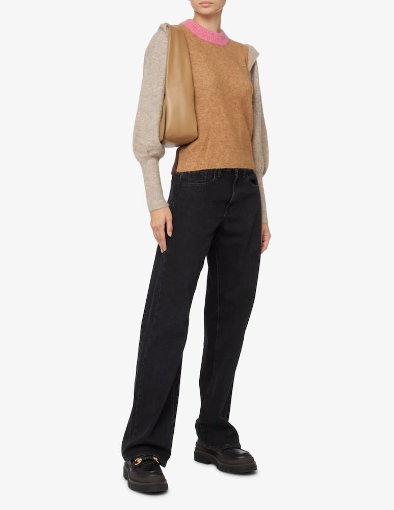 rinascente Baum und Pferdgarten Puffing sleeves camryn sweater - Beige