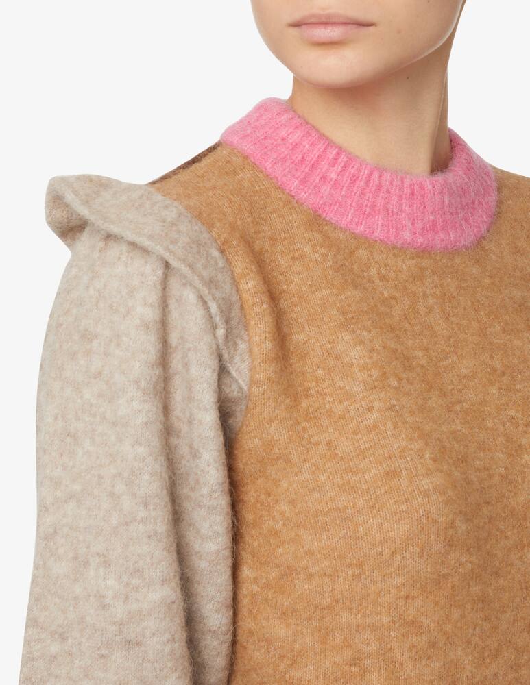 rinascente Baum und Pferdgarten Puffing sleeves camryn sweater - Beige