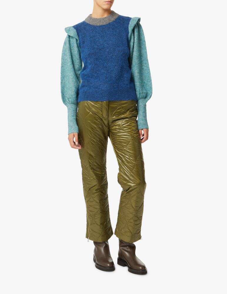 rinascente Baum und Pferdgarten Pantaloni trapuntati a vita alta - Verde