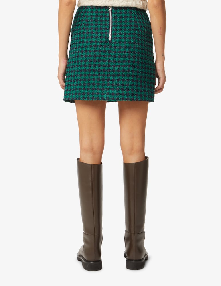 rinascente Baum und Pferdgarten Shanna minigonna a quadri - Verde