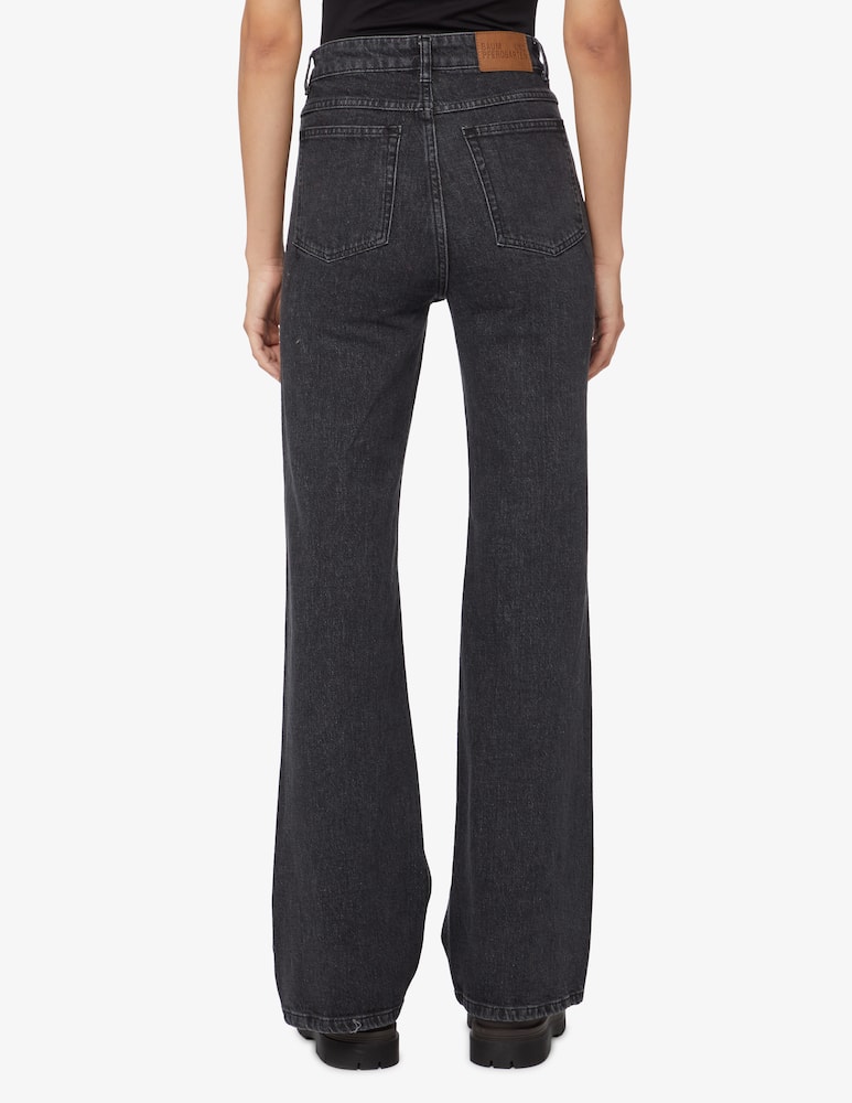 rinascente Baum und Pferdgarten Jeans a zampa e vita alta Novelle - Nero