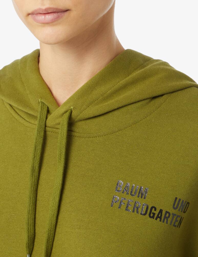 rinascente Baum und Pferdgarten Hoodie - Olive