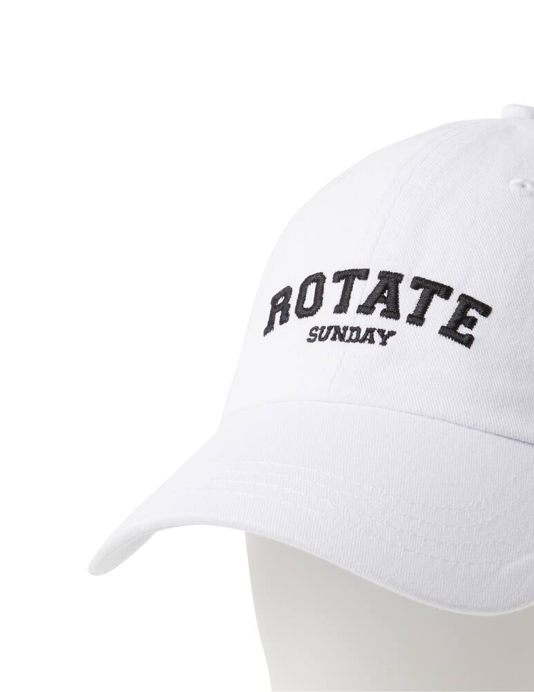 rinascente Rotate Sunday cap with logo - white