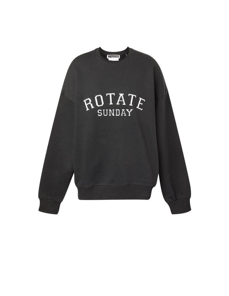 rinascente Rotate Sunday cotton sweatshirt - black