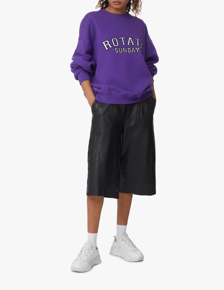 rinascente Rotate Sunday cotton sweatshirt - violet