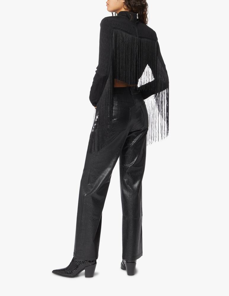 rinascente Rotate Blusa a collo alto Reba - nero