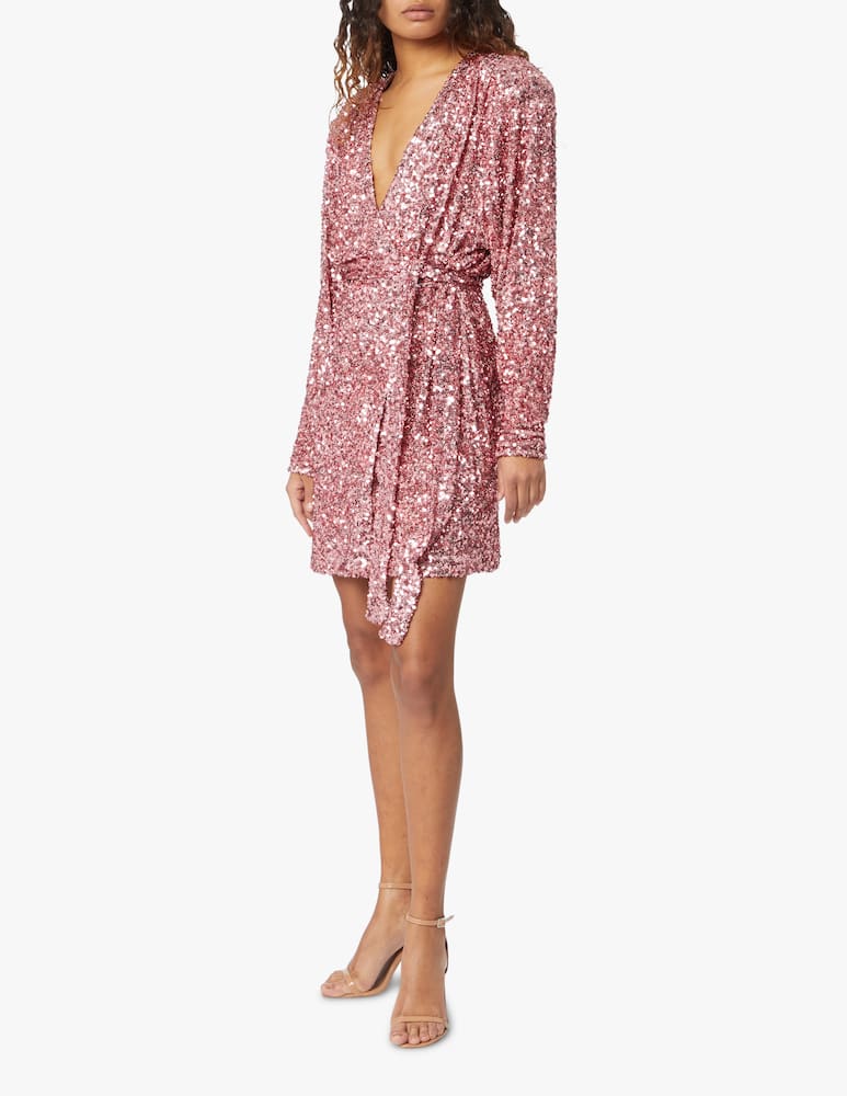 Rotate Vestito corto Samantha - rosa - immagine 2 Rotate Vestito corto Samantha - rosa - immagine 2