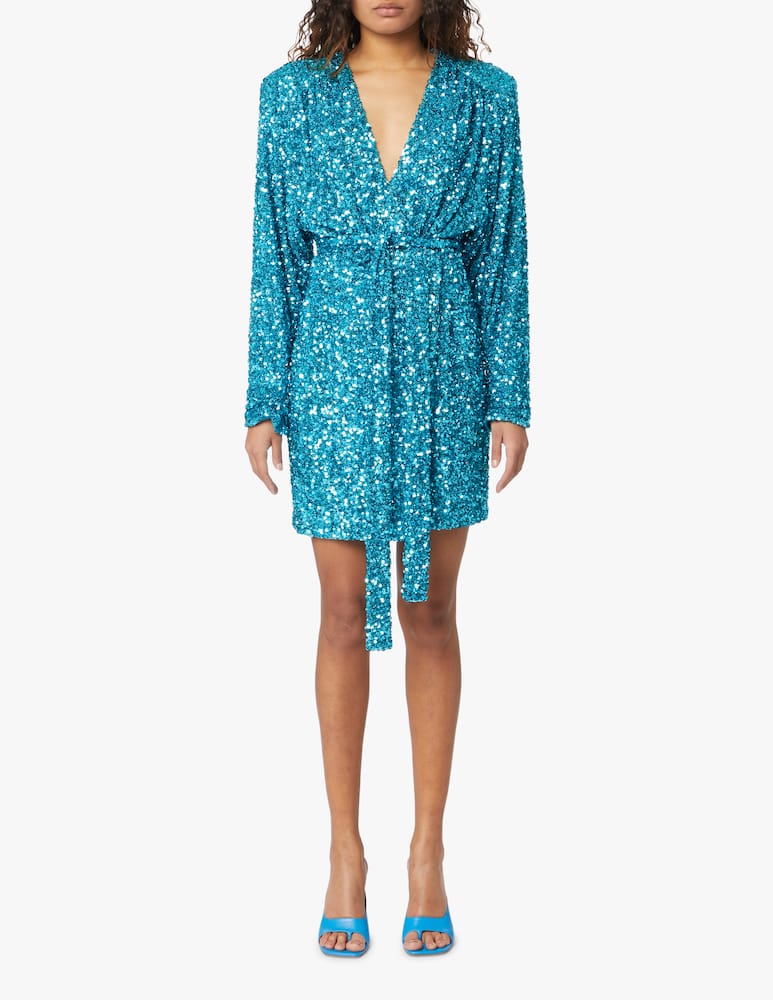 Rotate Vestito corto Samantha - azzurro - immagine 2 Rotate Vestito corto Samantha - azzurro - immagine 2