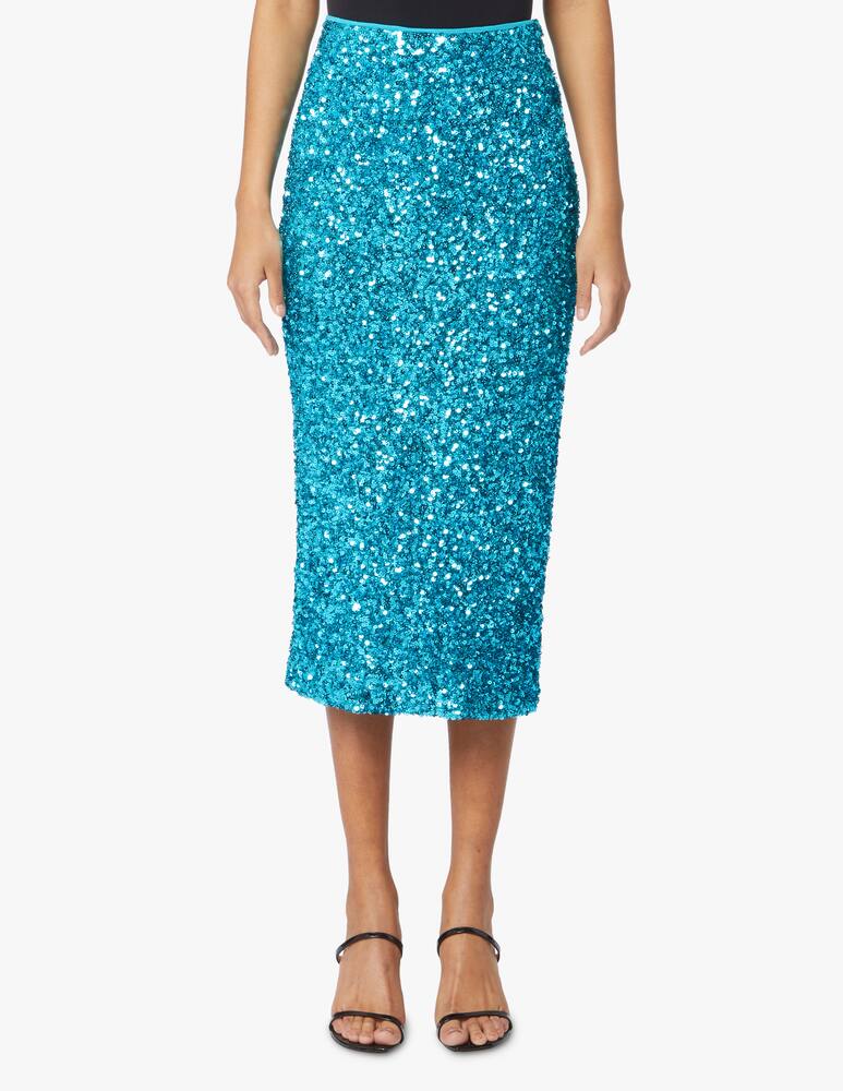 rinascente Rotate Tasha midi skirt - light blue