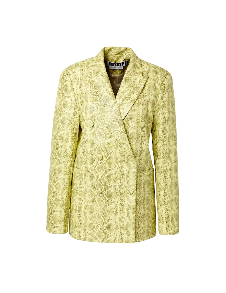 rinascente Rotate Fox blazer - yellow