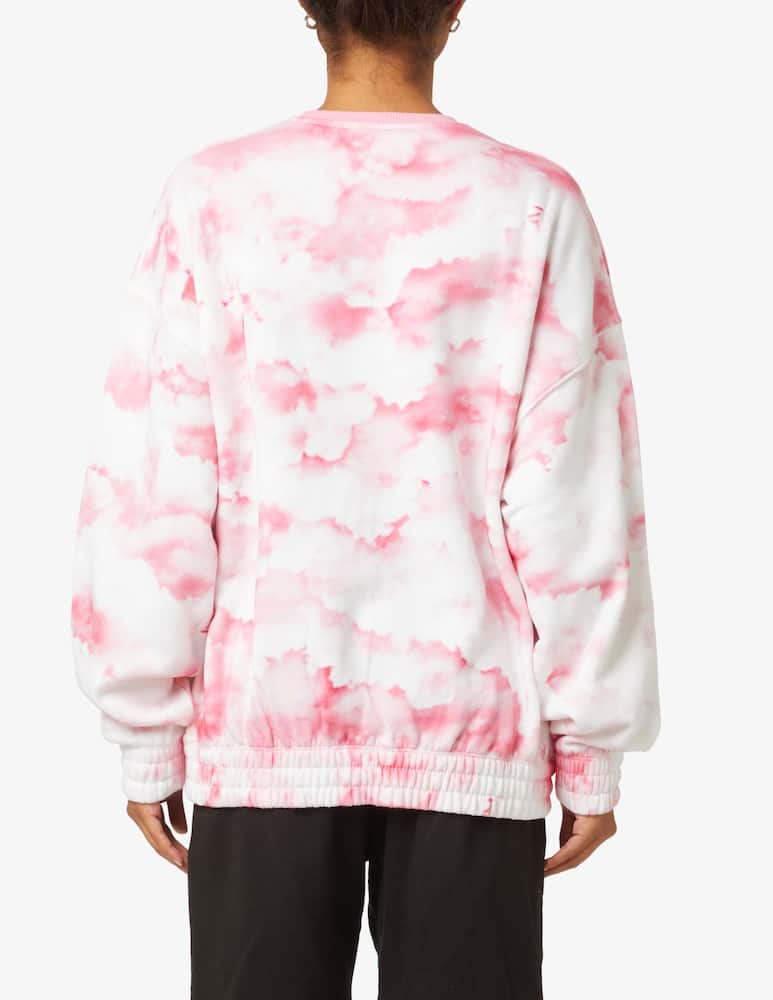 rinascente Rotate Iris sweatshirt cloud print sunday - Pink
