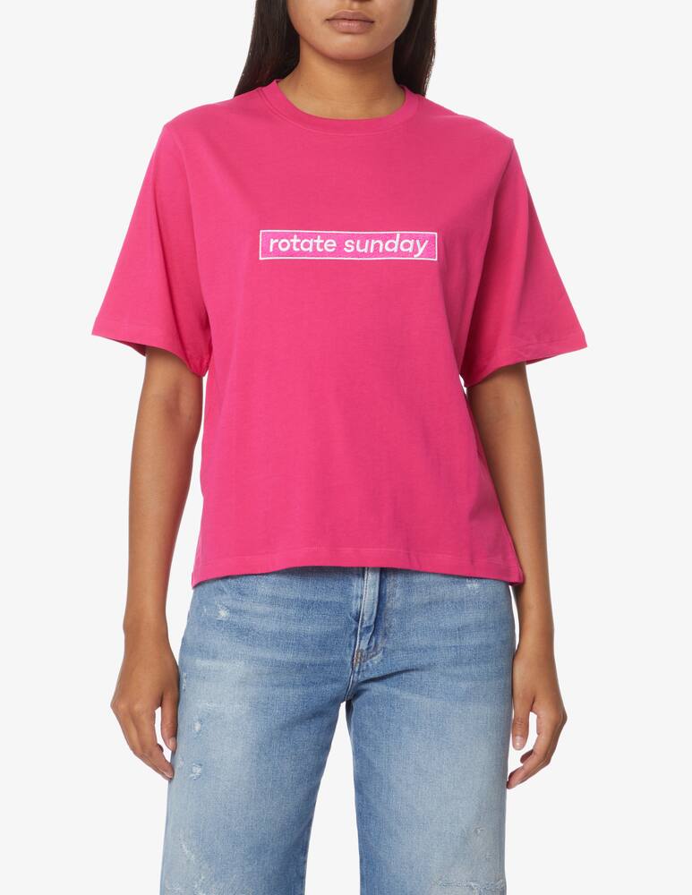 rinascente Rotate Aster t-shirt logo sunday - Pink