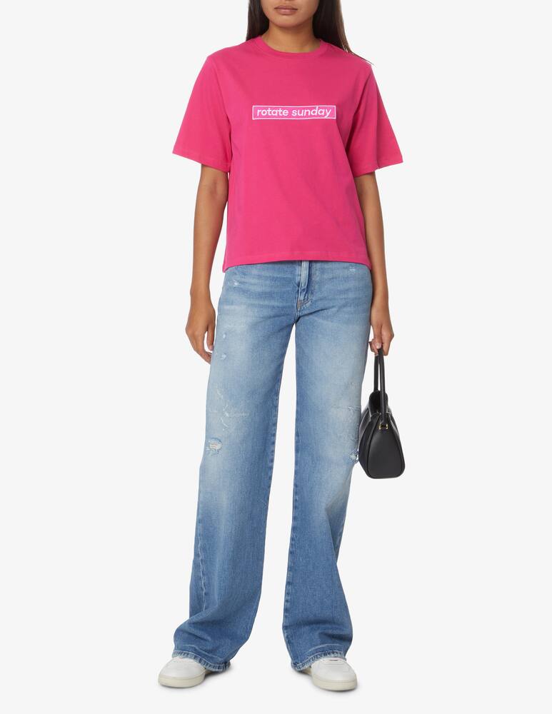 rinascente Rotate Aster t-shirt logo sunday - Pink