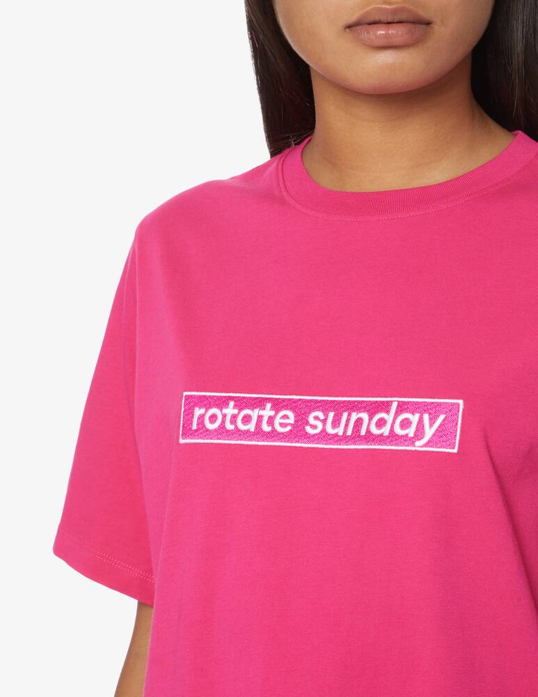 rinascente Rotate Aster t-shirt logo sunday - Pink