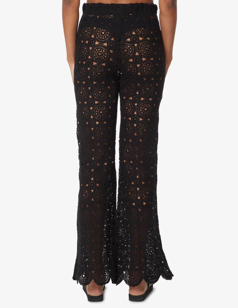 rinascente Rotate Nola crochet trousers - Black