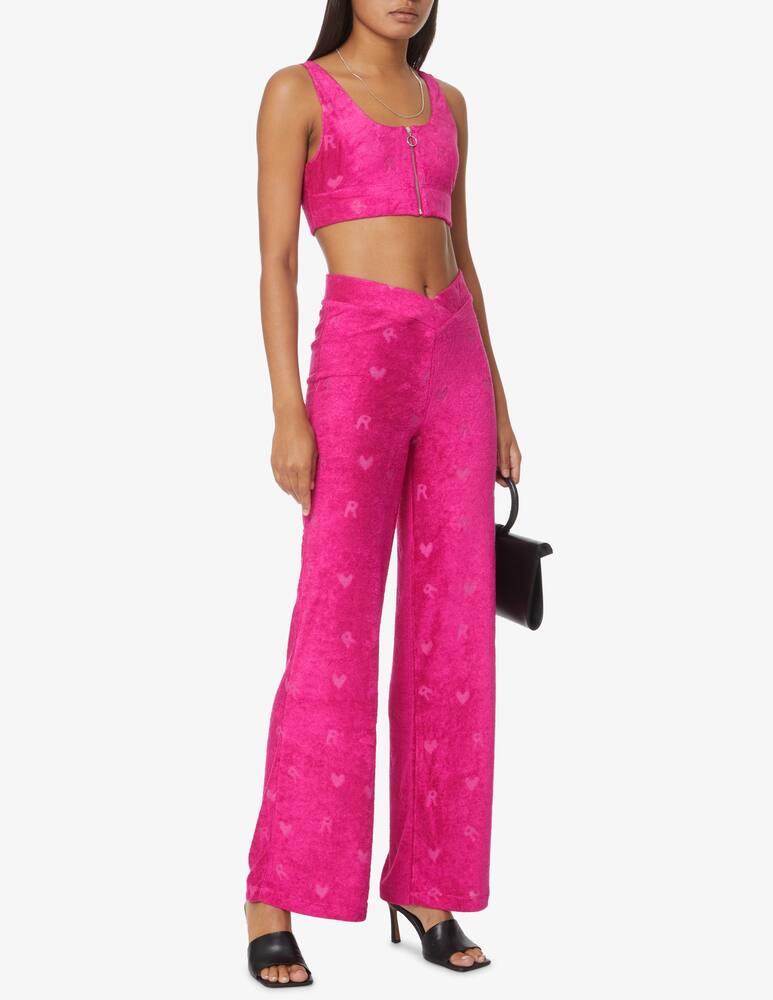 rinascente Rotate Kelly tanktop zip front towel - Pink