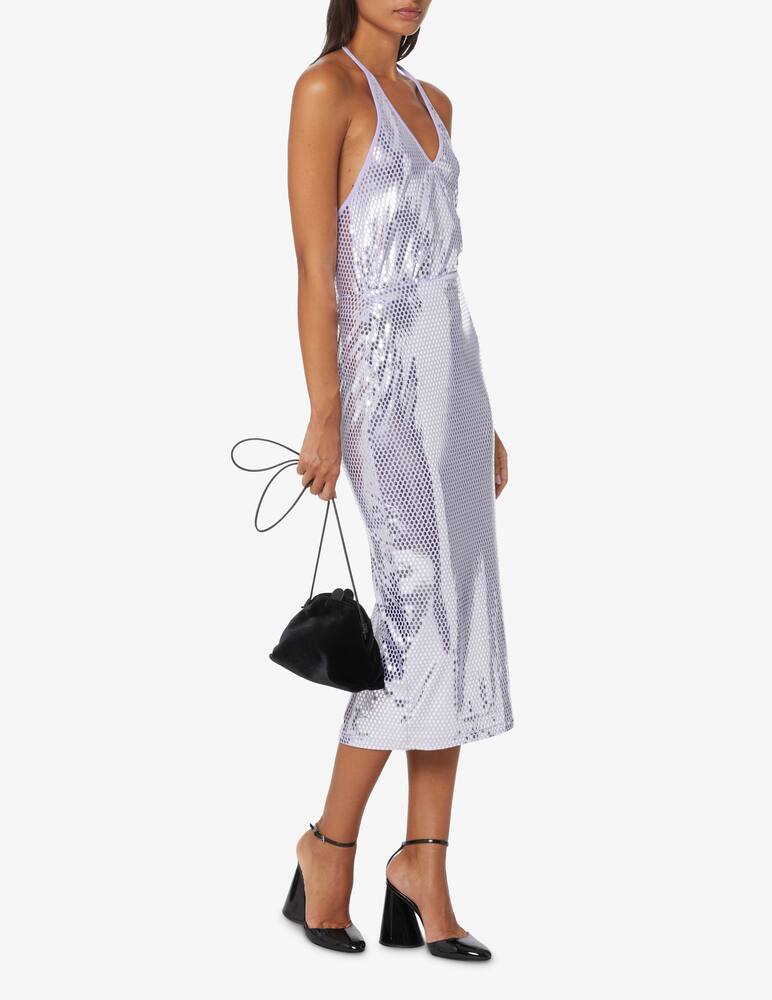 rinascente Rotate Gonna midi con paillettes - Lilla