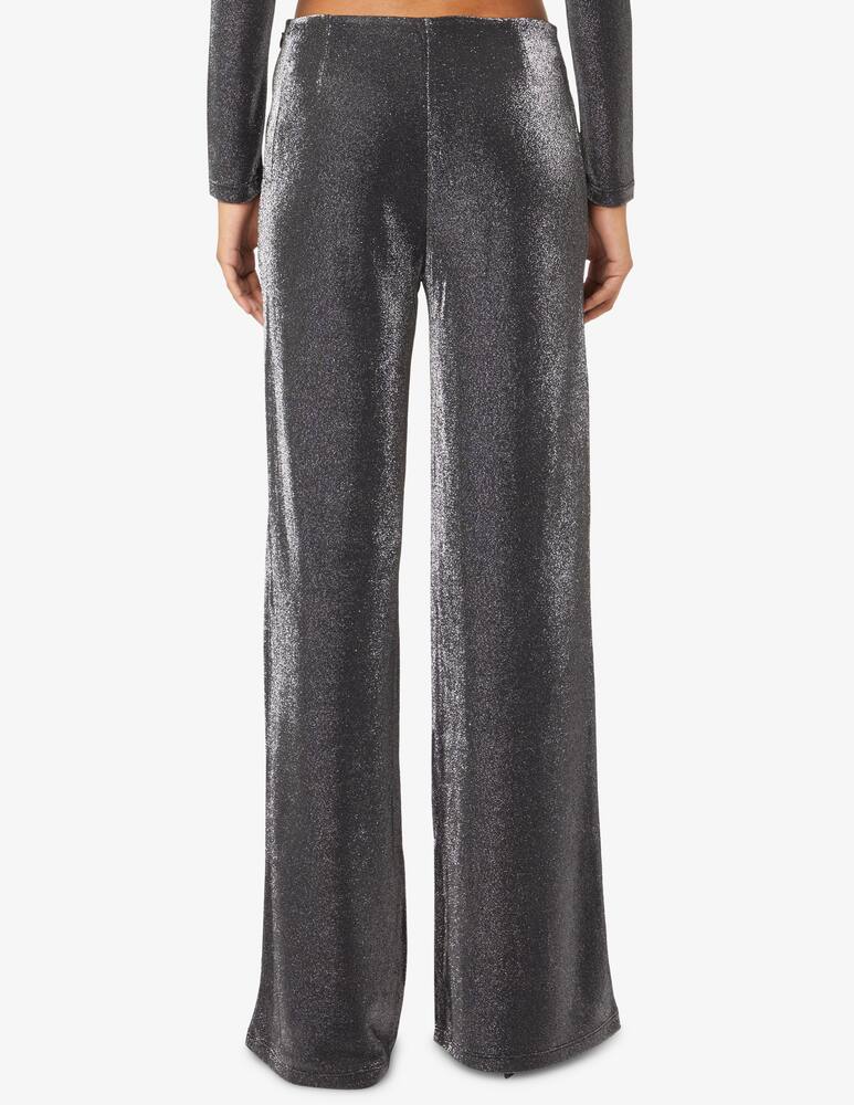 rinascente Rotate Fluid trousers in metal - Black