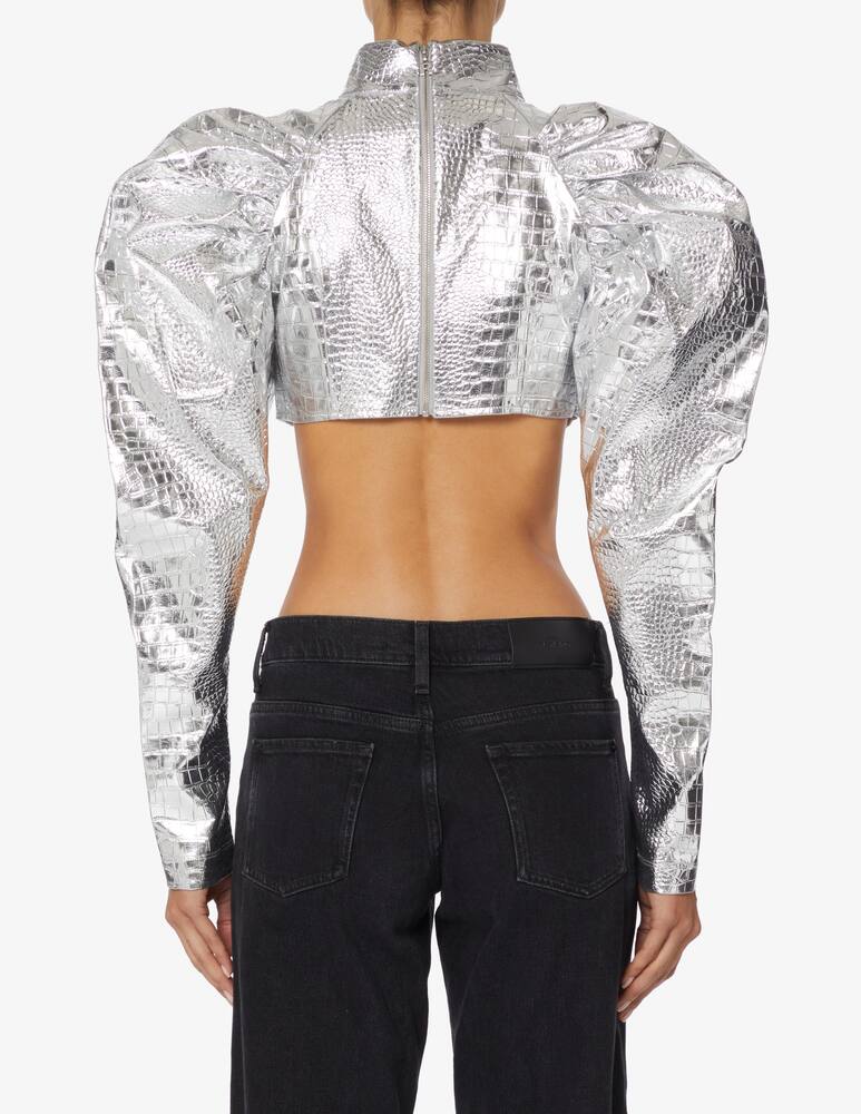 rinascente Rotate Long sleeve crop top