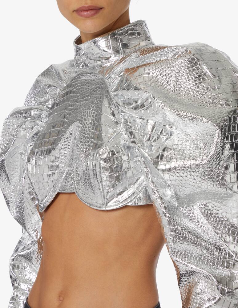 rinascente Rotate Long sleeve crop top