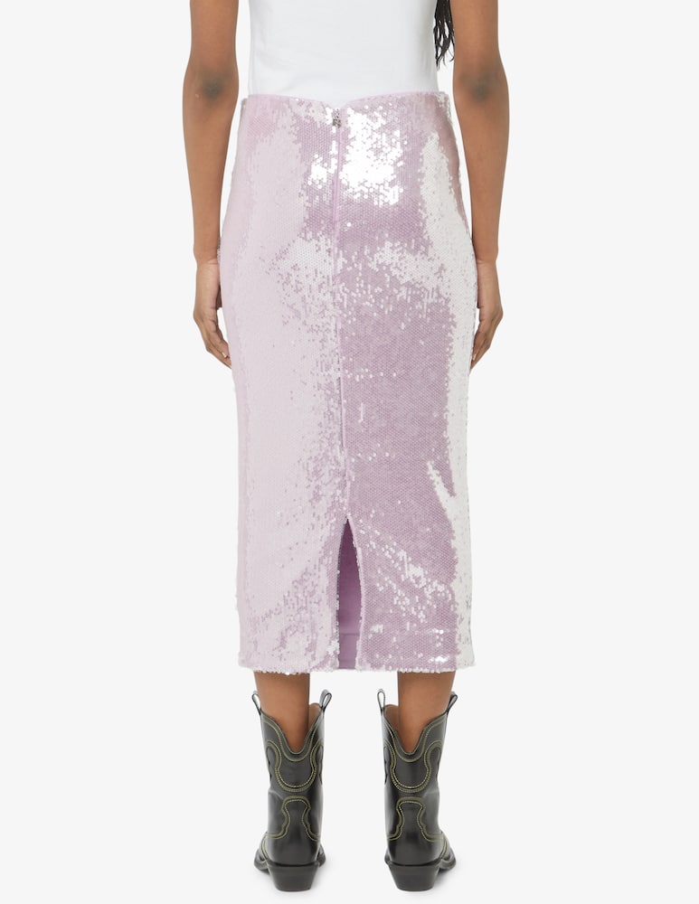 rinascente Rotate Gonna tubino a vita alta con paillettes