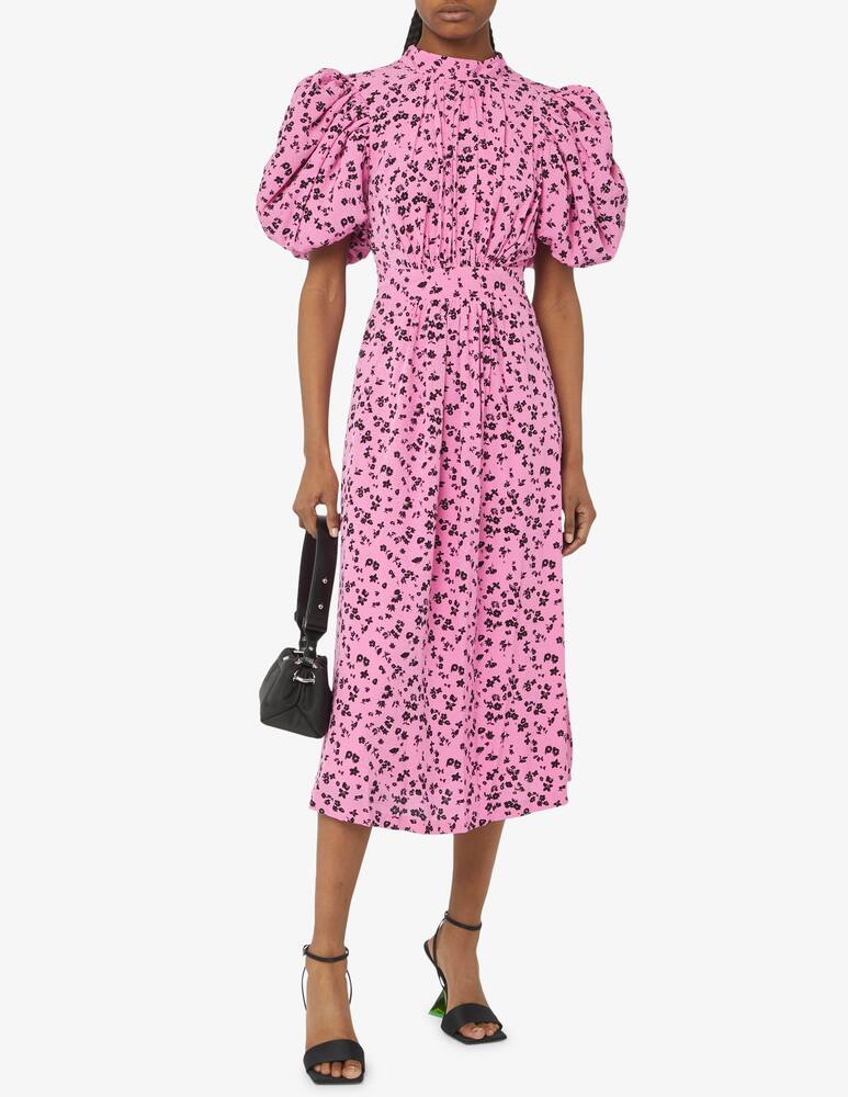 rinascente Rotate Fine jacquard puffy midi dress