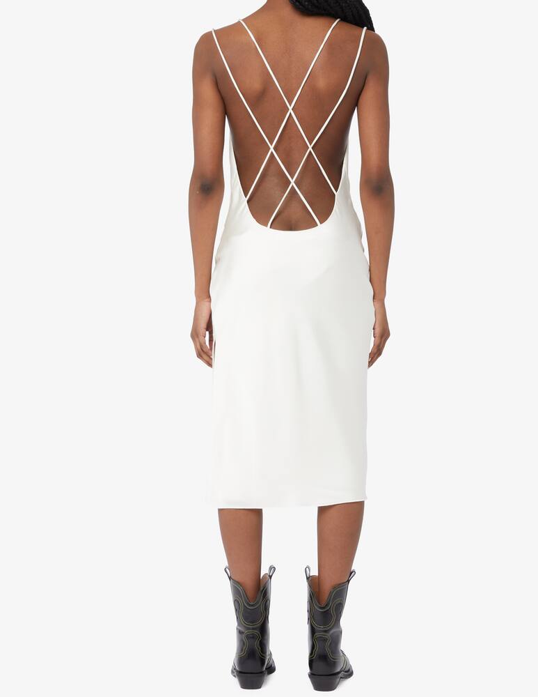 rinascente Rotate Abito midi in raso