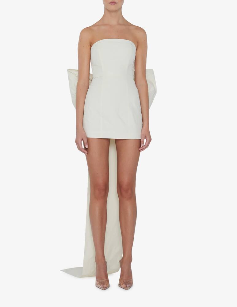 rinascente Rotate Plisse taft mini dress