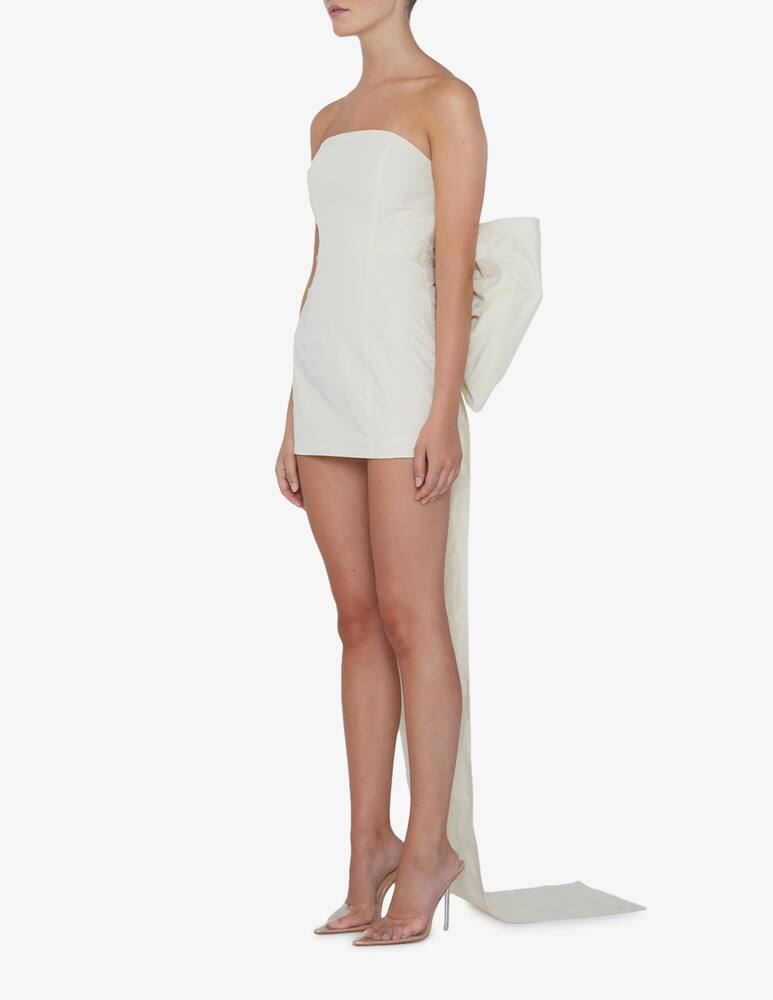 rinascente Rotate Plisse taft mini dress