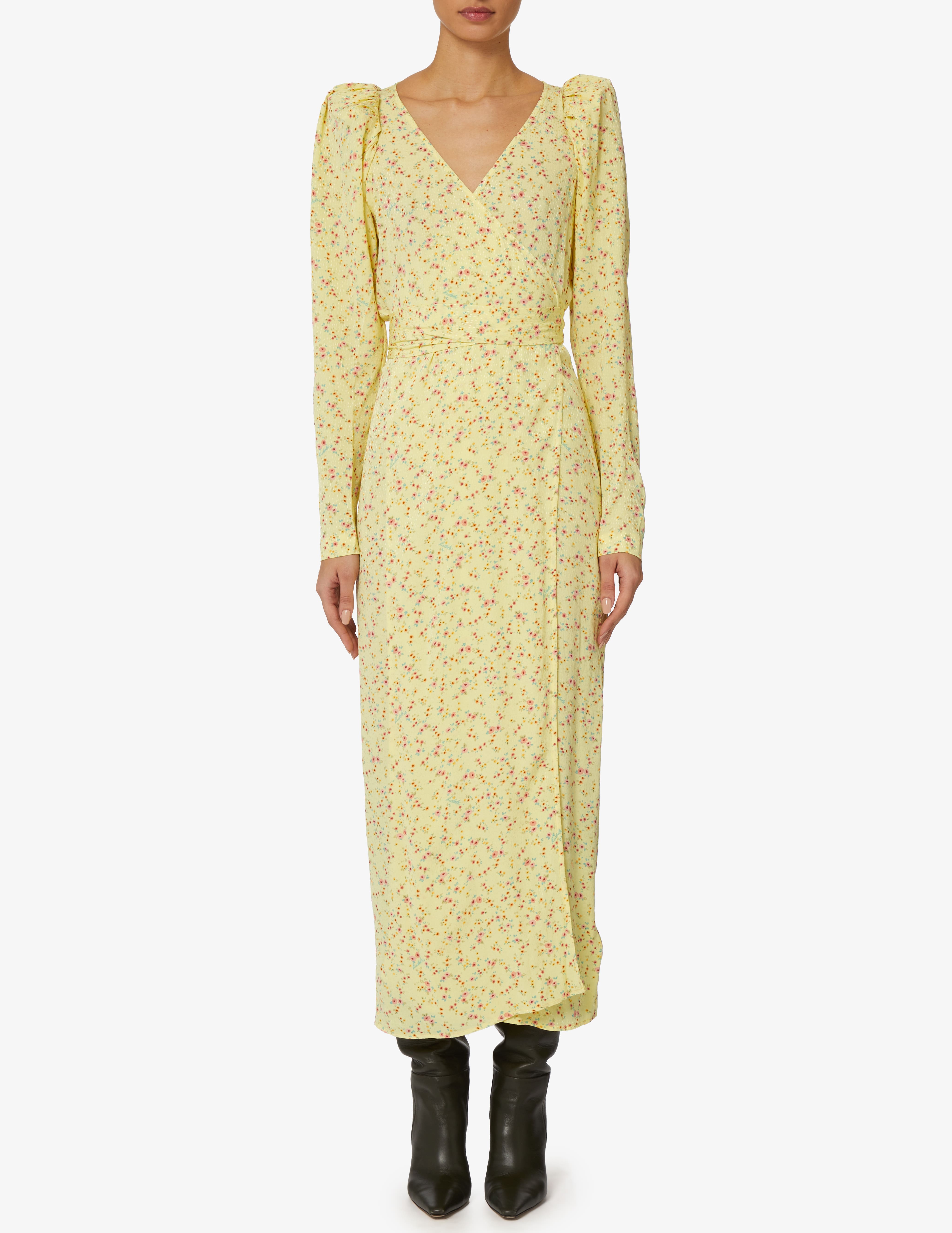 Abito John Richmond jacquard con cintura donna