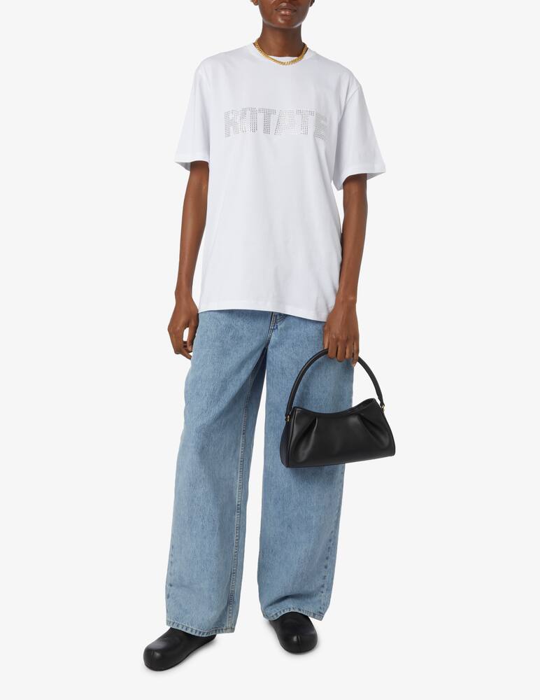 rinascente Rotate Crystal oversized t-shirt