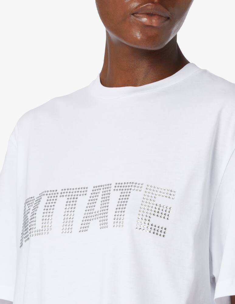 rinascente Rotate Crystal oversized t-shirt