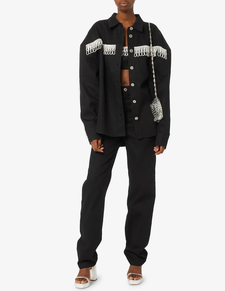 Rotate Denim oversized top - picture 2 Rotate Denim oversized top - picture 2