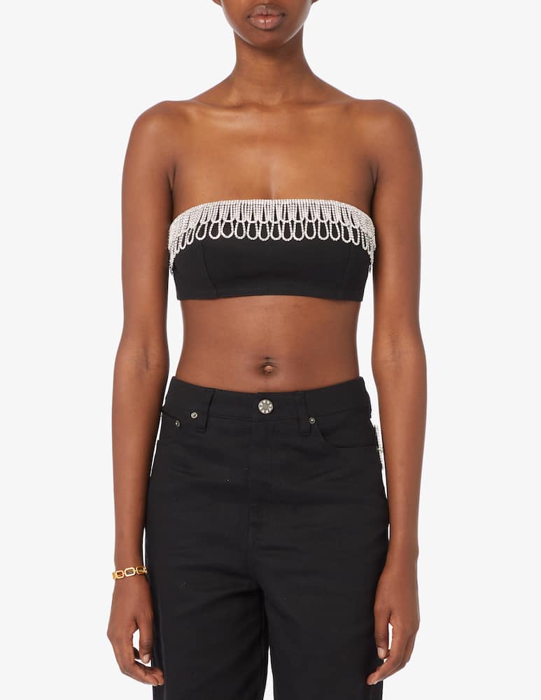 Rotate Top di jeans a fascia - immagine 1 Rotate Top di jeans a fascia - immagine 1