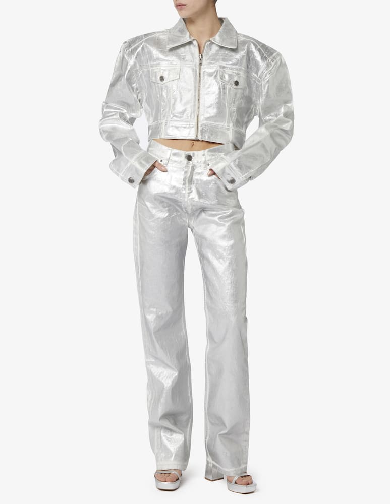 rinascente Rotate Coated denim jacket