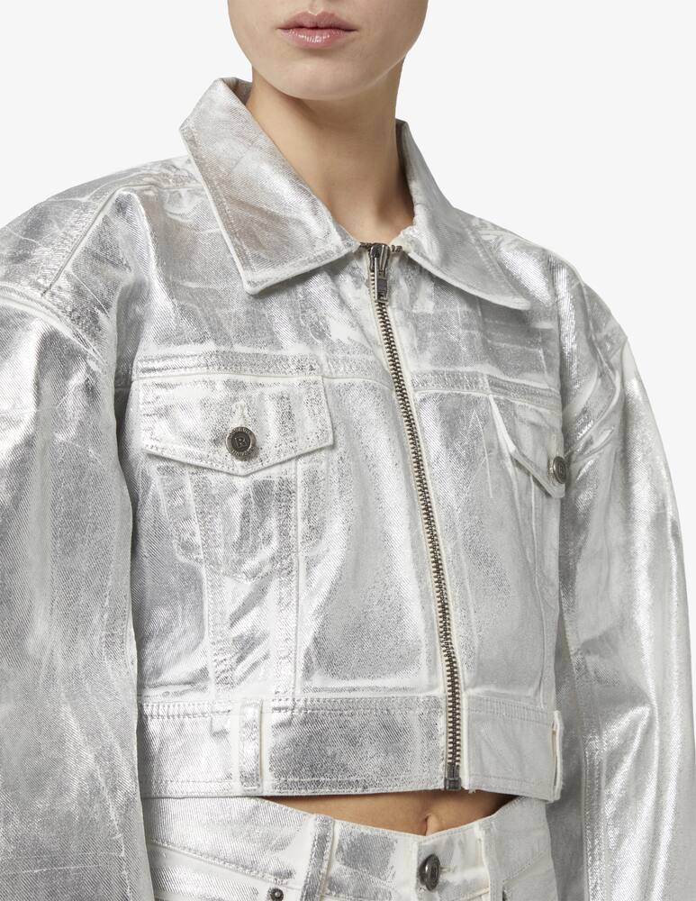 rinascente Rotate Coated denim jacket