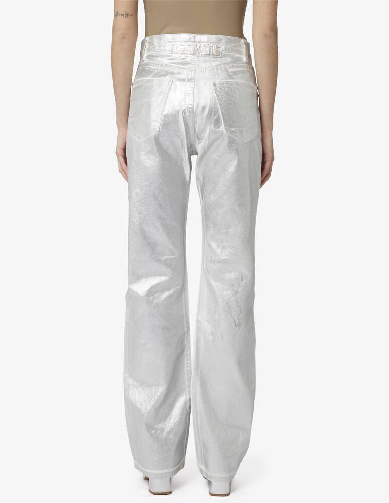 rinascente Rotate Coated denim pants