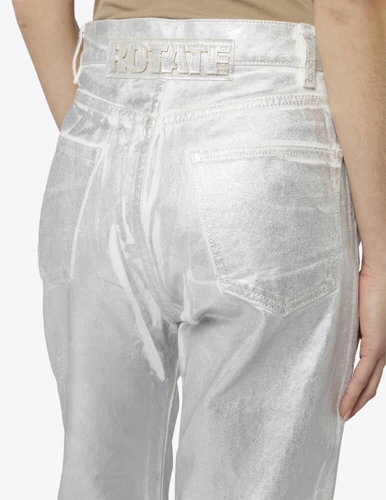 rinascente Rotate Coated denim pants