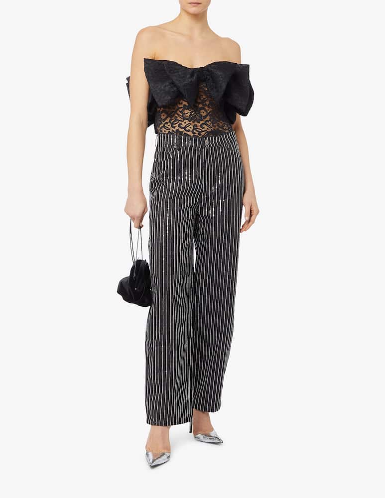 rinascente Rotate Body con fiocco in pizzo