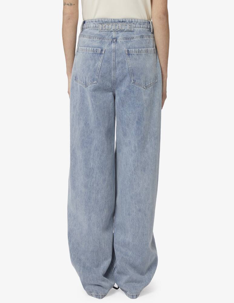 rinascente Rotate Pantaloni in denim con lacci