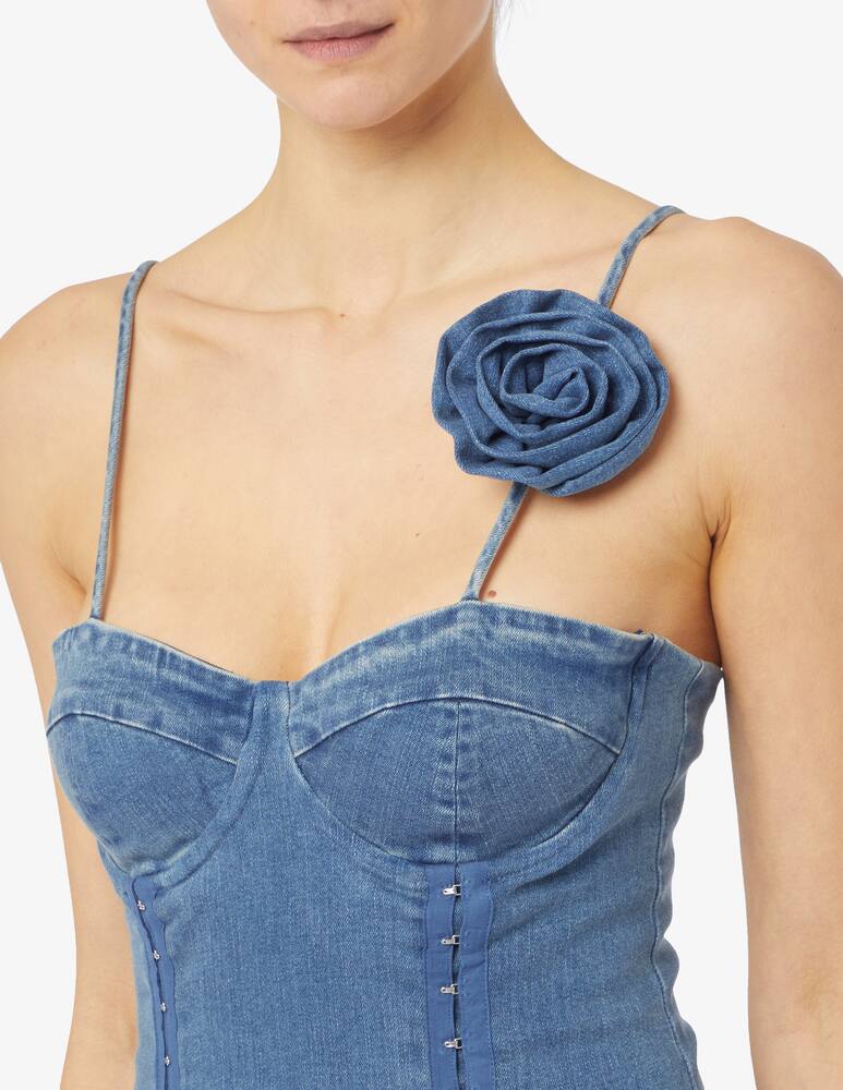 rinascente Rotate Stretchy denim mini dress