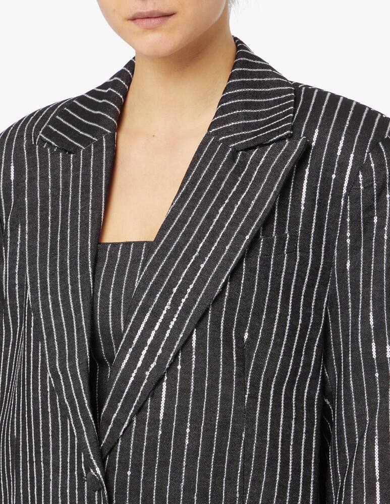 rinascente Rotate Sequin twill blazer
