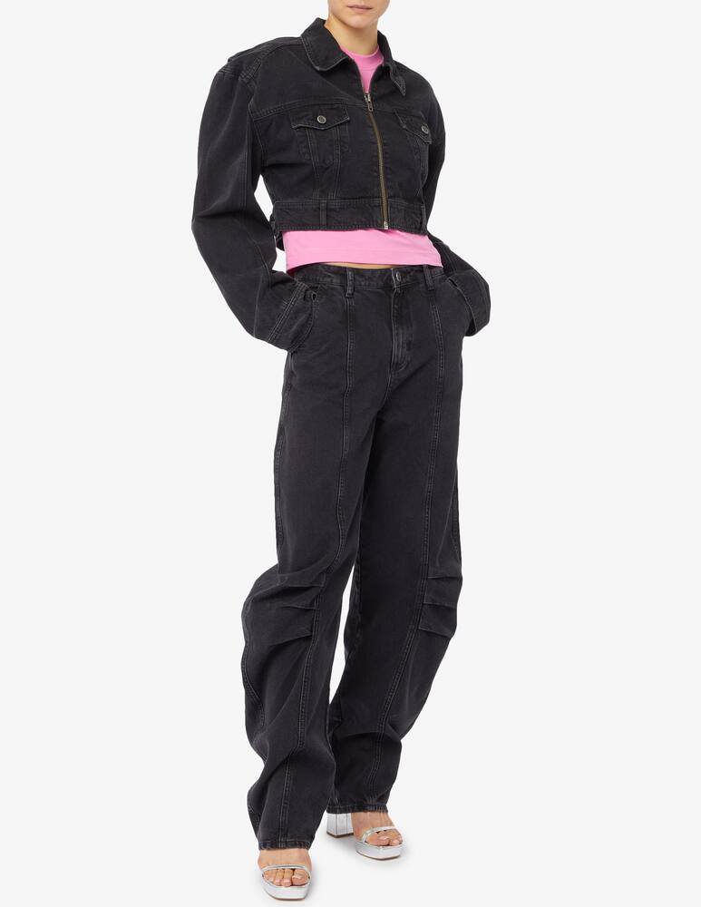 rinascente Rotate Washed denim cargo jeans