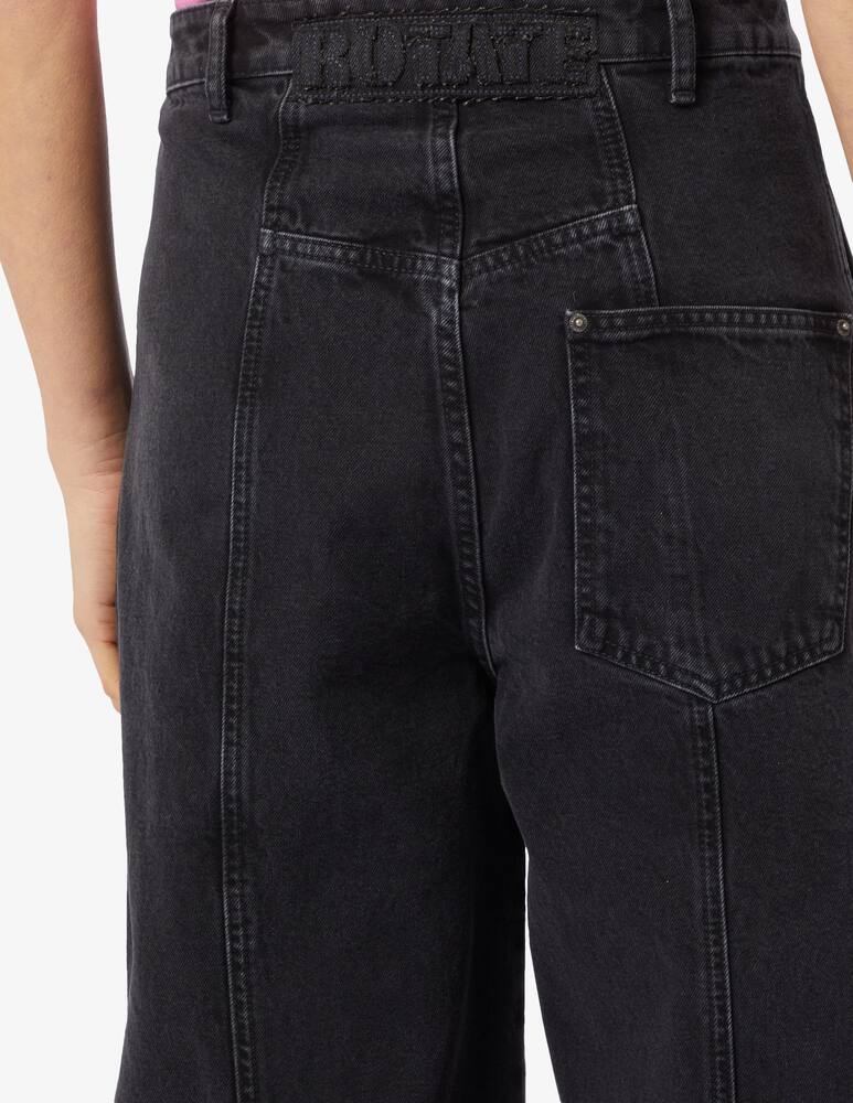 rinascente Rotate Washed denim cargo jeans