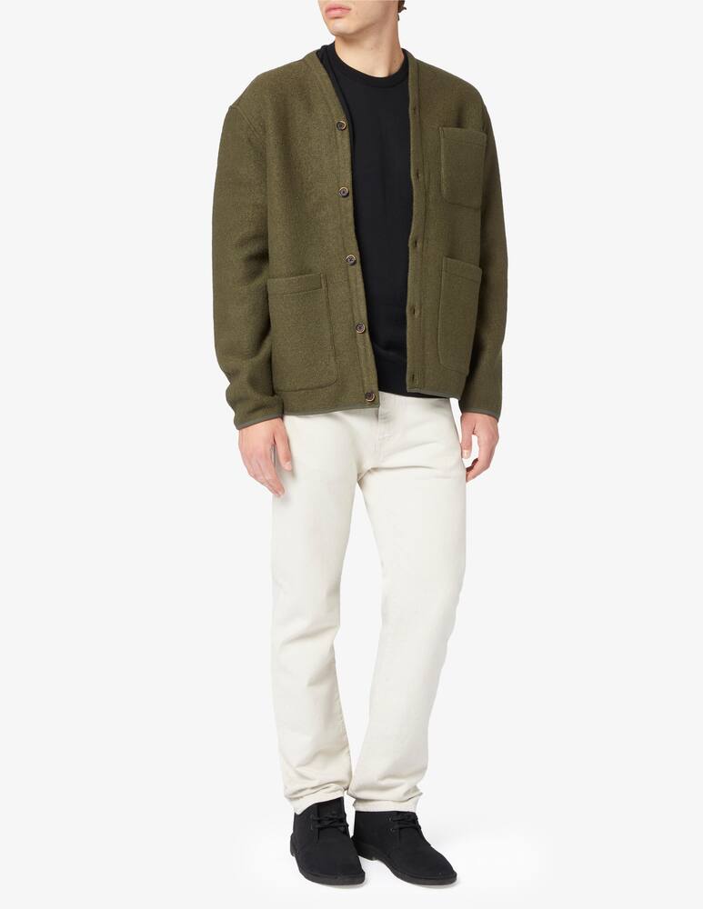 rinascente Anerkjendt Aksigurd boiled wool overshrit