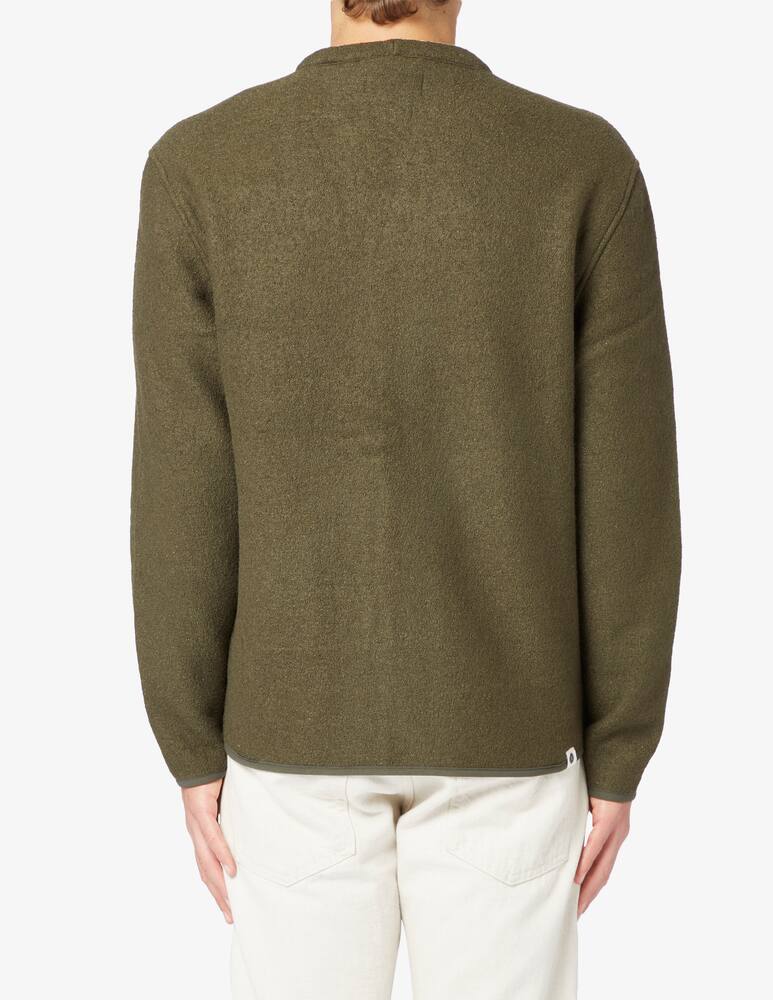 rinascente Anerkjendt Aksigurd boiled wool overshrit