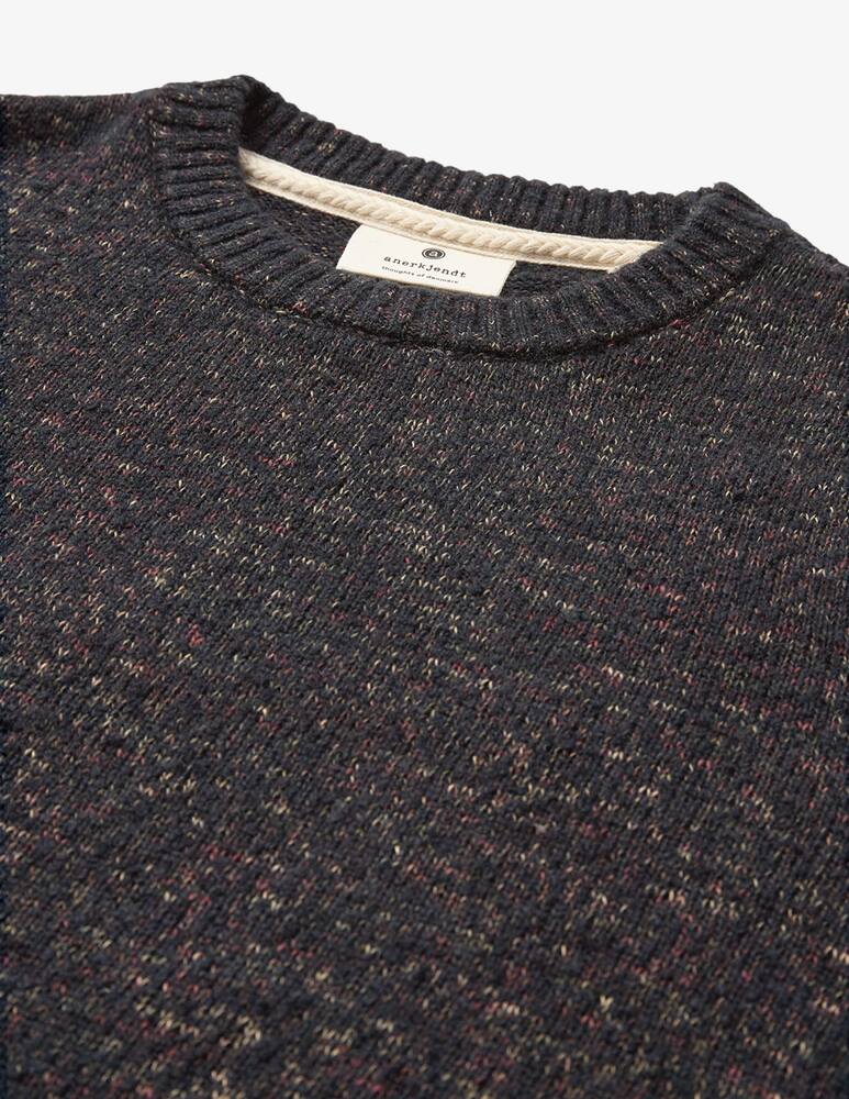 rinascente Anerkjendt Aksune mouline crewneck jumper