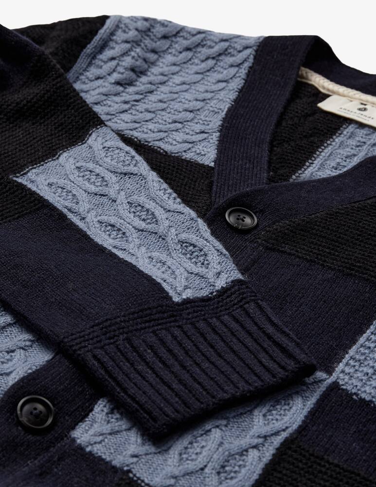 rinascente Anerkjendt Cardigan patchwork akskjold